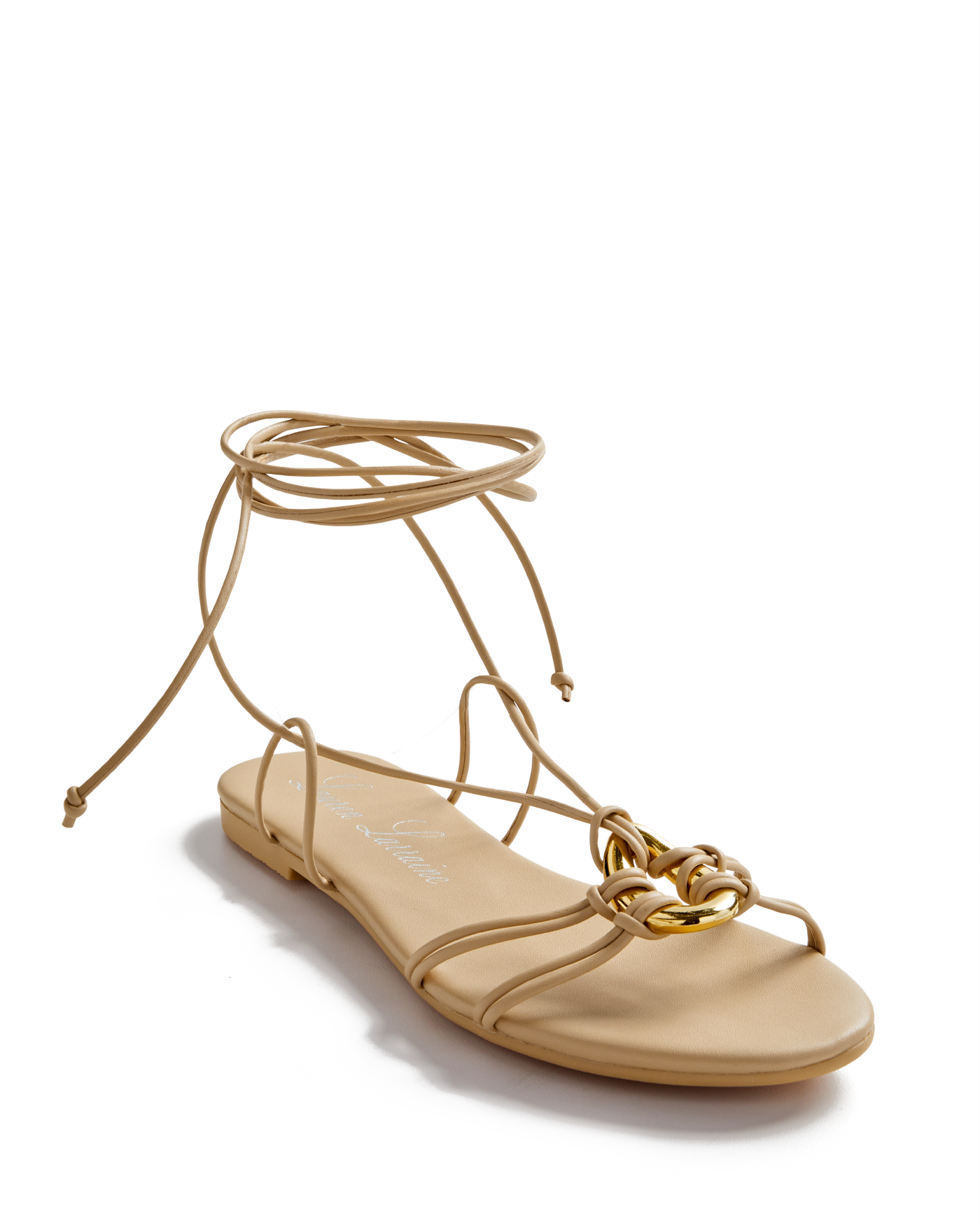 Strappy Gladiator Sandals with Modern Hardware