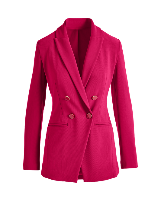 Double-Breasted Boyfriend Blazer